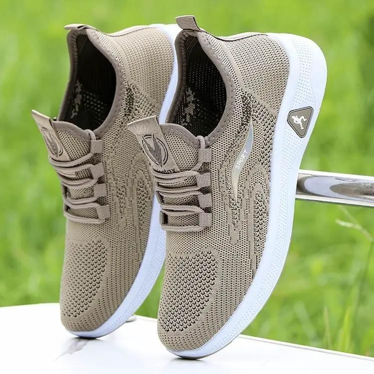 Breathable Men's Casual Mesh Sneakers by Dropshipman