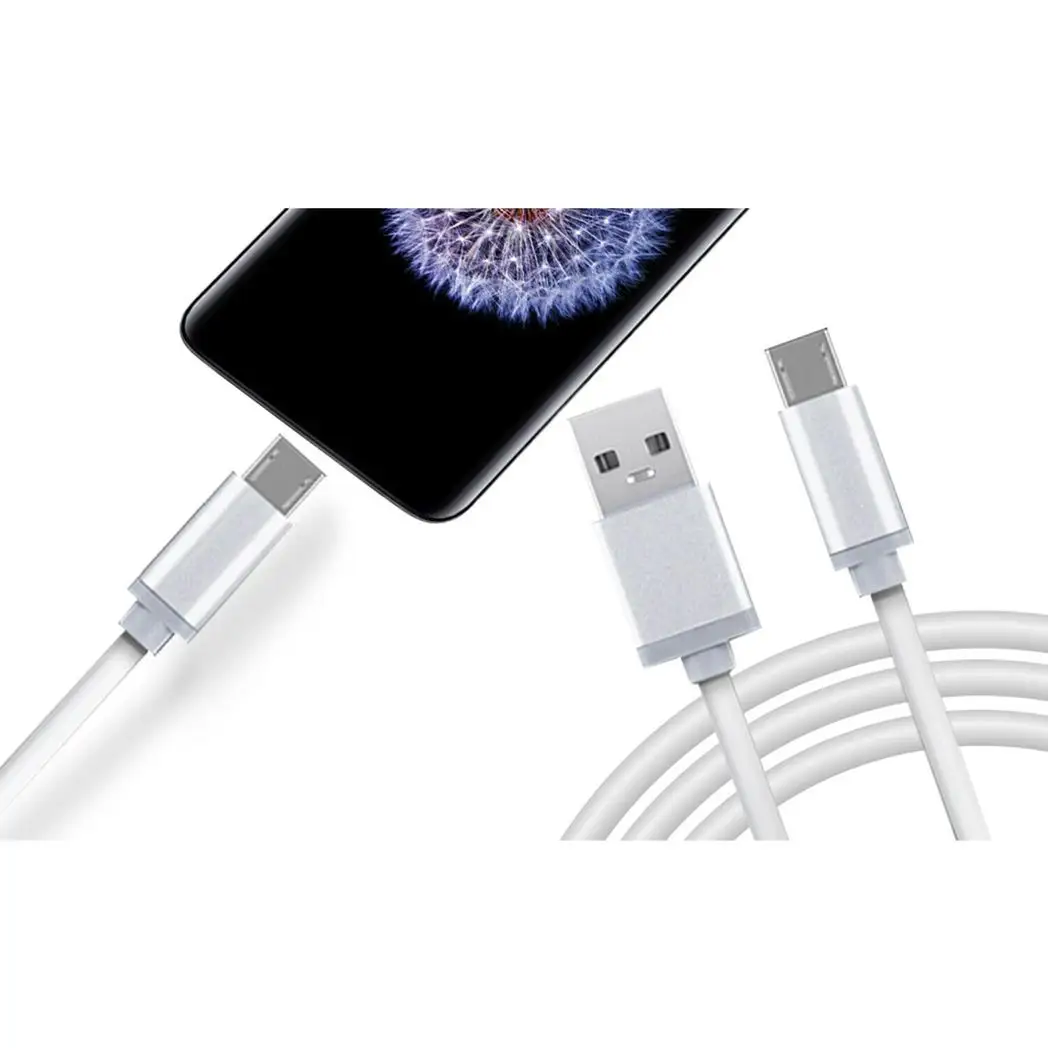 Powerz USB Data Charger Cable for Micro USB 1.2m - White by Aquarius