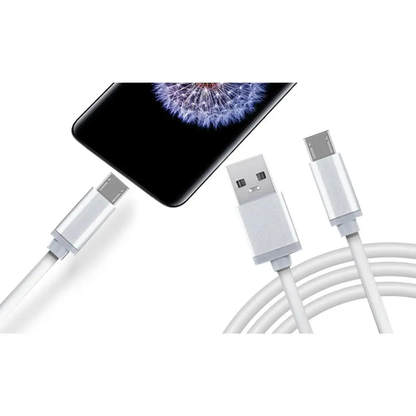 Powerz USB Data Charger Cable for Micro USB 1.2m - White by Aquarius