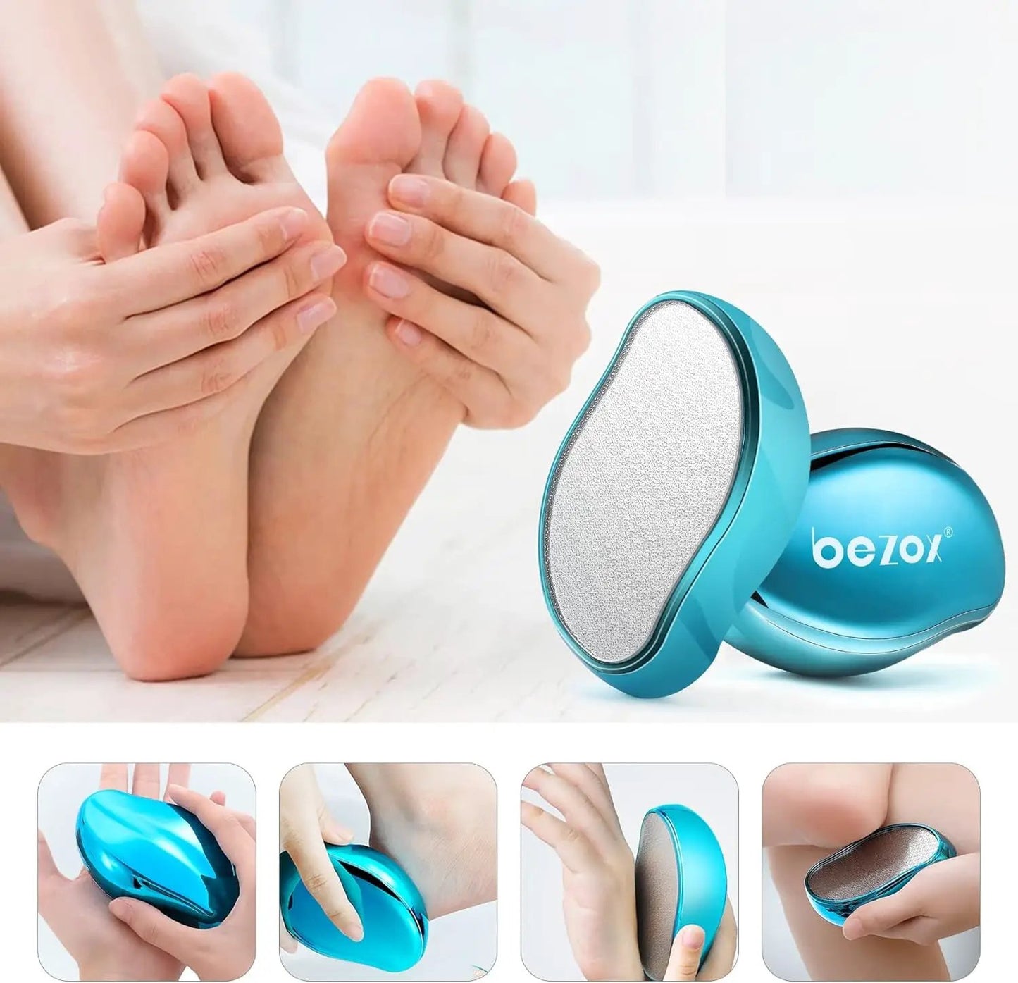2-in-1 Nano Glass Foot File - Transform Your Feet with a Spa-Quality Callus Remover for Silky Smooth Results by All Mart Bristol Ltd