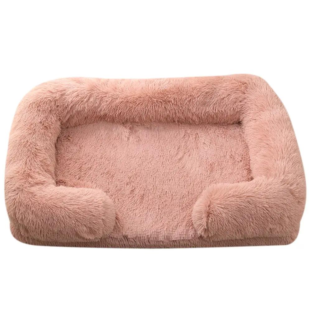 Plush Round Pet Bed Dog Bed Winter by Dropshipman