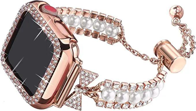 Smart Watch Pearl Bracelet Watch Band by Dropshipman