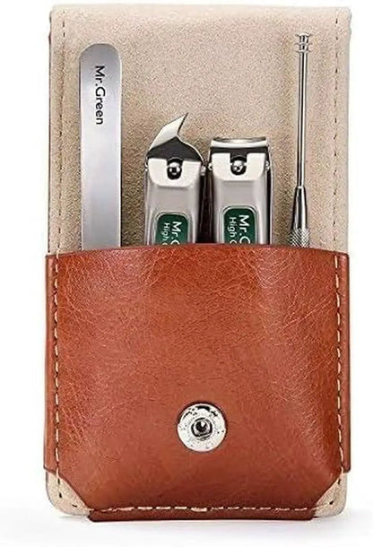 Premium 3-Piece Nail Clipper Set - Stainless Steel Nail & Slant Edge Toenail Cutter for Men and Women by All Mart Bristol Ltd