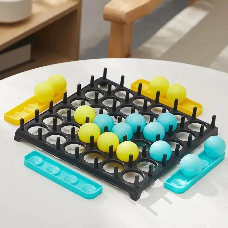 Bounce Ball Game Jumping Ball Board Table Game Interaction Family Party Desktop Bouncing Funny Toy Kit for Children Adults by All Mart Bristol Ltd