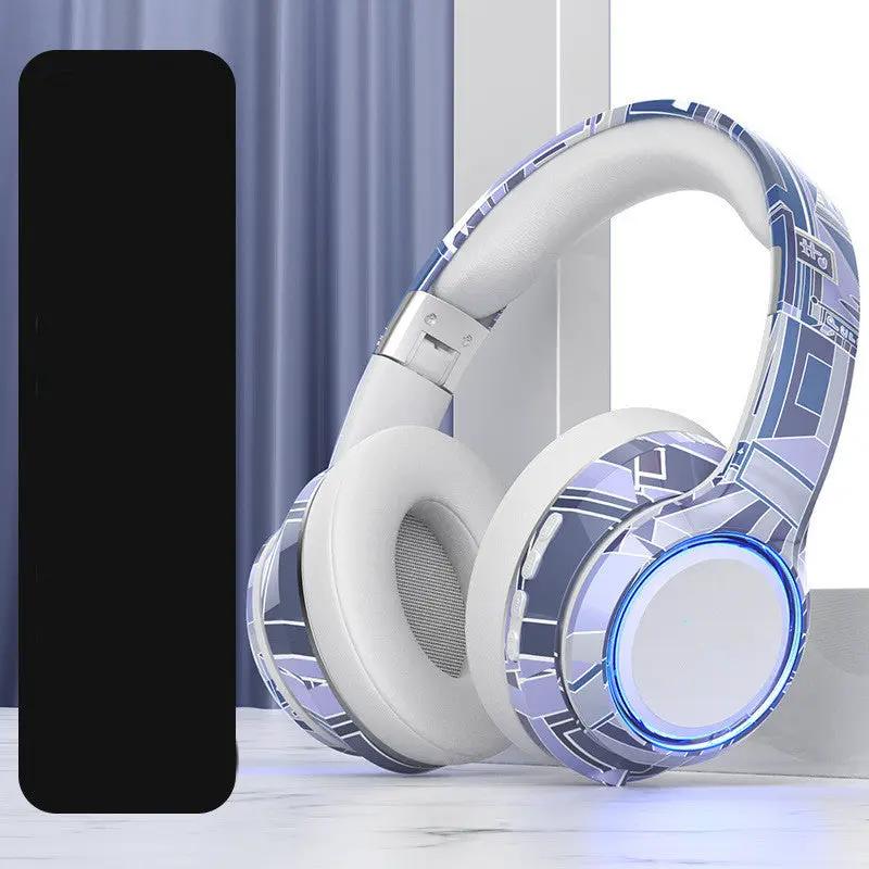 Bluetooth Headphones 5.2 Pluggable Illumination by Dropshipman