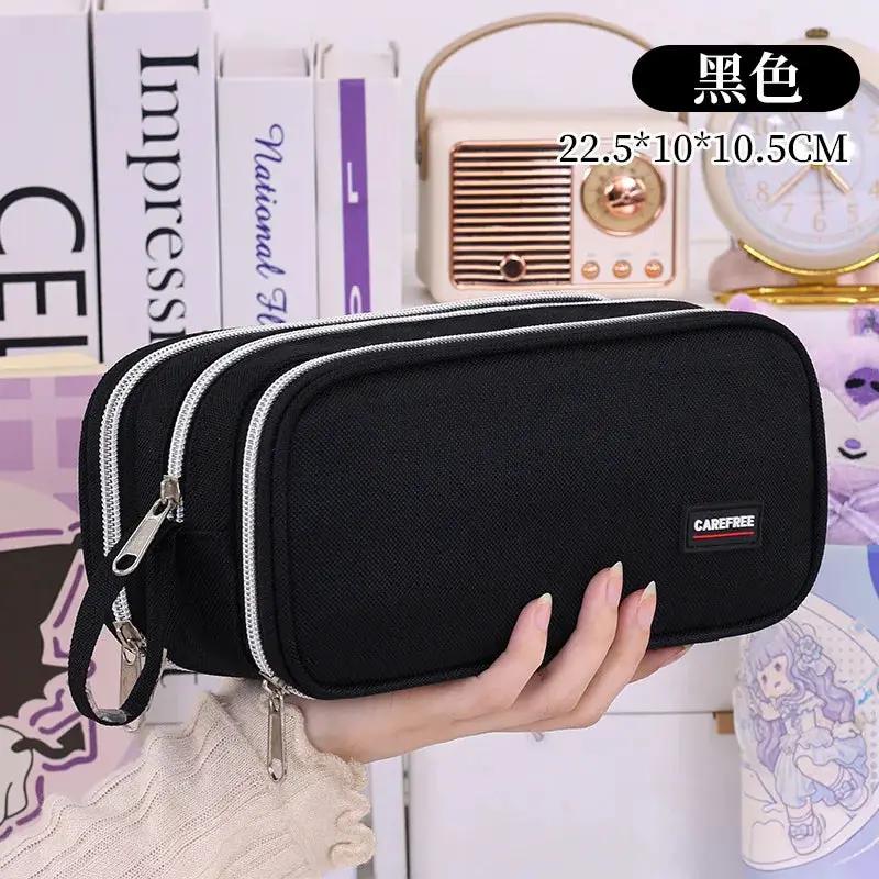 New School Supplies Back to School Essential Pencil Case, Large Capacity Stationery Organizer Student Stationery Box by All Mart Bristol Ltd