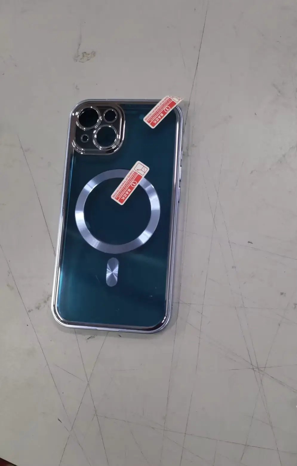 Anti-Privacy Metal Buckle Magnetic Support Wireless Charging Double-Sided Lens Full Cover Phone Case Protective Cover by Dropshipman