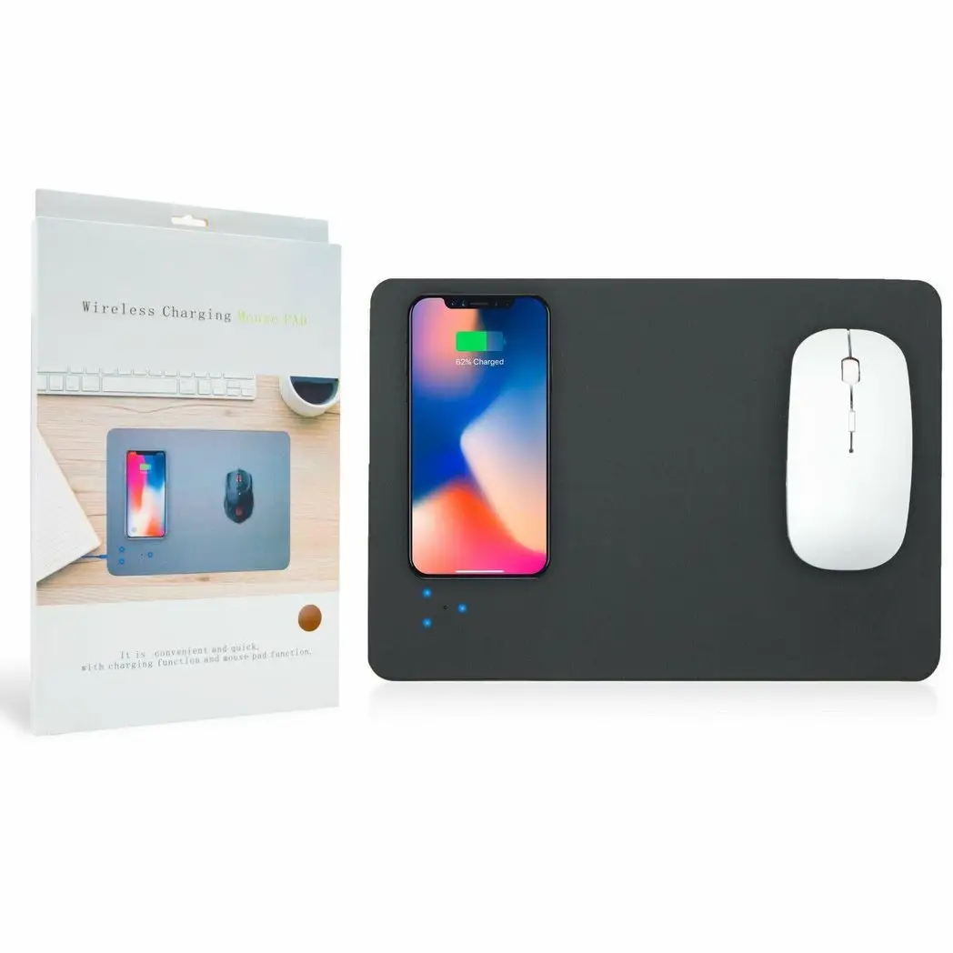 Aquarius Wireless Charging Pad for Mouse and Cell Phone charging, Black by Aquarius