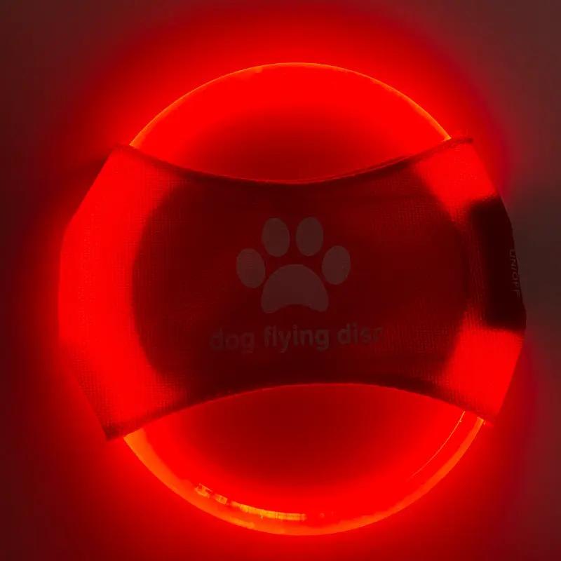 Dog Flying Discs Light Glowing LED LuminousTrainning Interactive Toys Game Flying Discs Dog Toy Pet Dog Accessories Pet Products by Dropshipman