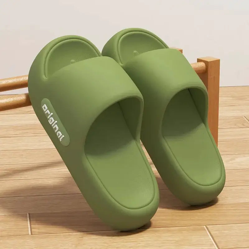 Women Men Slippers Home House Platform Cloud Summer bathroom Slides Indoor Soft Sole Sandals Non Slip Male EVA Thick Flip Flops by All Mart Bristol Ltd
