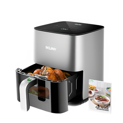 ROUNY 5L Air Fryer with Visible Window and Touch Control by All Mart Bristol Ltd