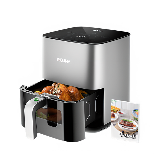 ROUNY 5L Air Fryer with Visible Window and Touch Control by All Mart Bristol Ltd