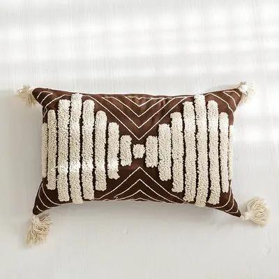 Moroccan Exotic Ethnic Handmade Throw Pillow Cover by Dropshipman
