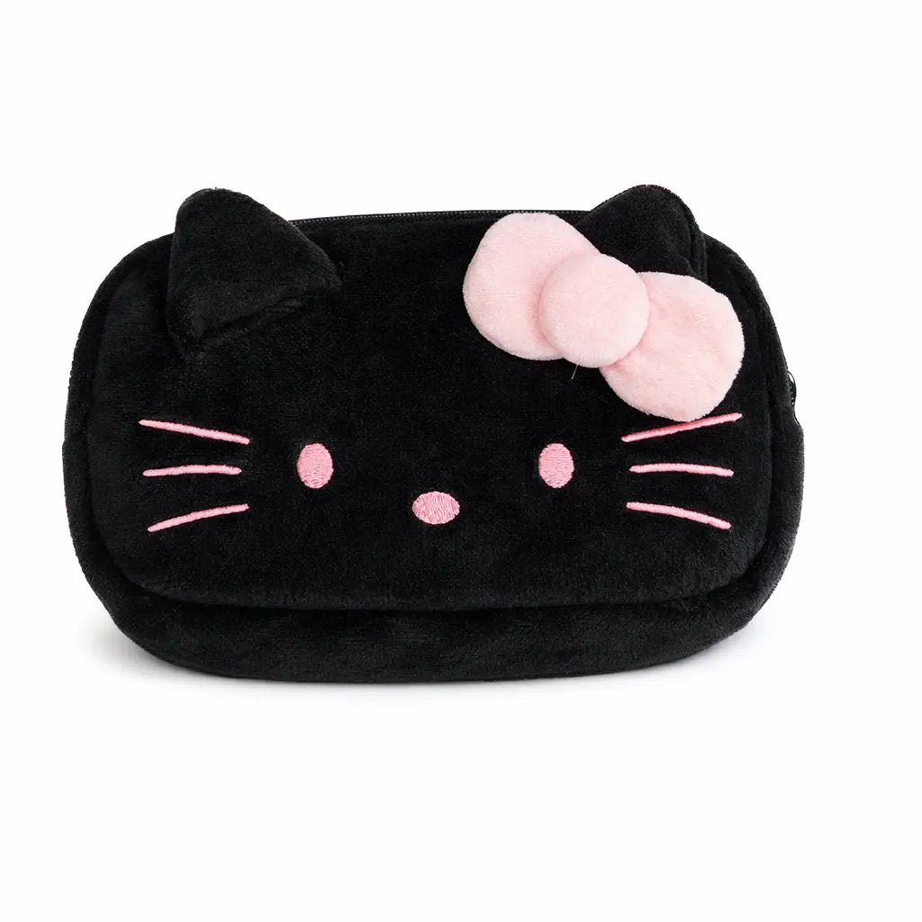 Cute Cartoon Cat Plush Pencil Case Large Capacity Stationery Bag Girls Kids UK by All Mart Bristol Ltd