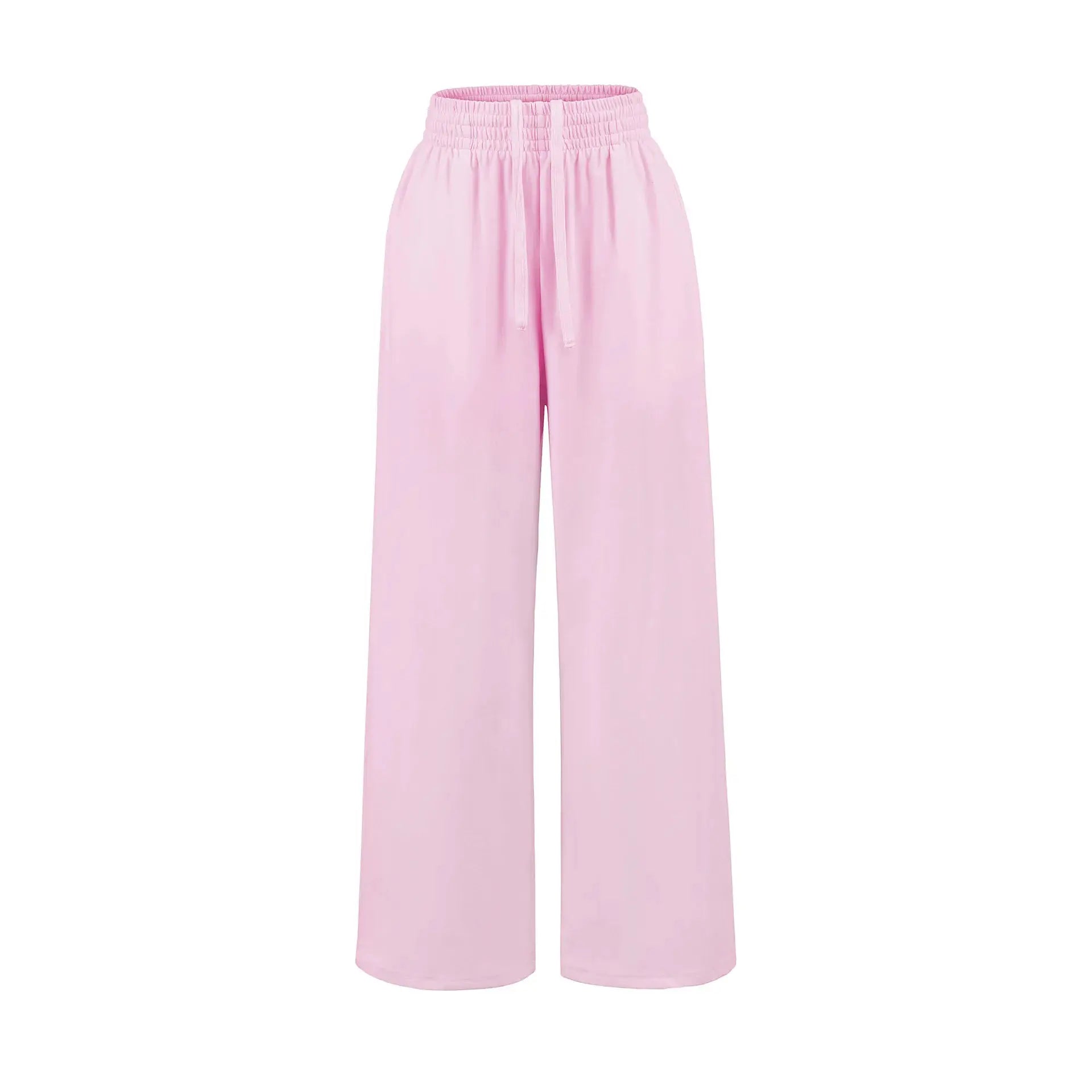 FigureFlattering Set Seductive Slimming T-Shirt Set Wide Leg High-Waisted Set Two-Piece Comfortable Chic Outfit For Women by All Mart Bristol Ltd