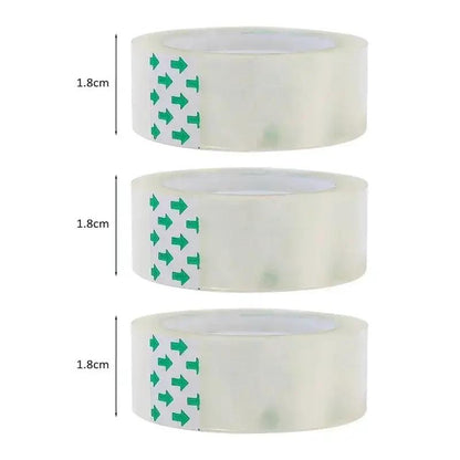10/5/1 Rolls Premium Transparent Tape 0.8Cm 1.2Cm 1.8Cm Multifuntion High-Viscosity Adhesive Tape for Gift Wrapping Packing by All Mart Bristol Ltd