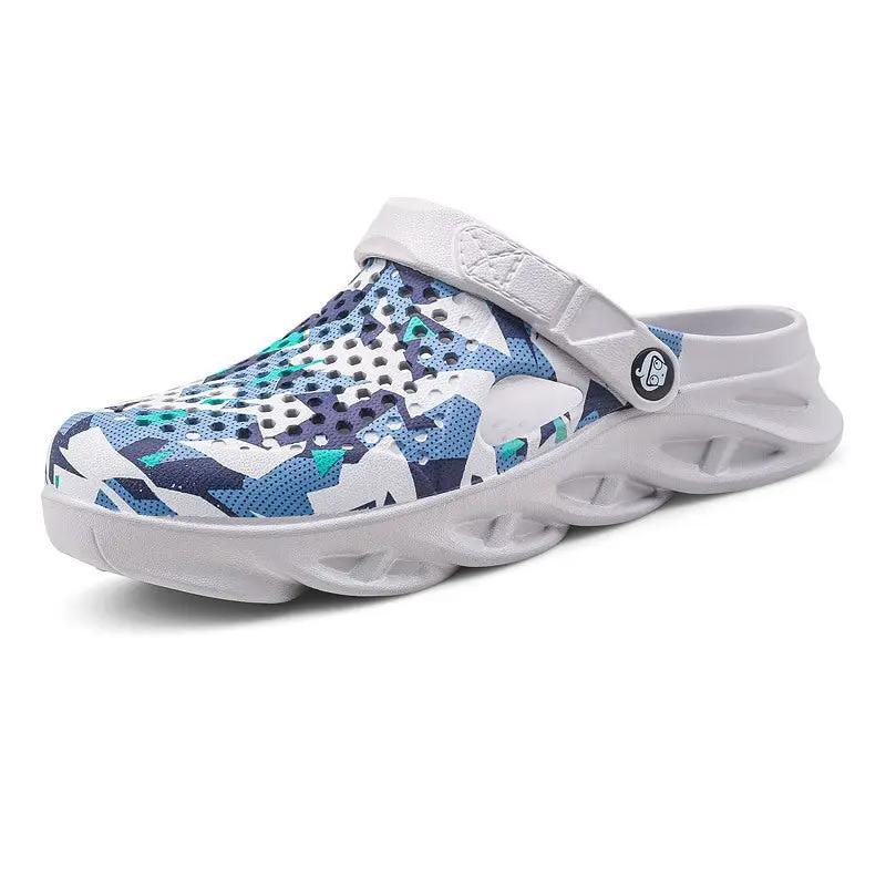 Plus Size 45 Size Beach Men's Hole Shoes Ankle-strap Sandals Slippers by Dropshipman