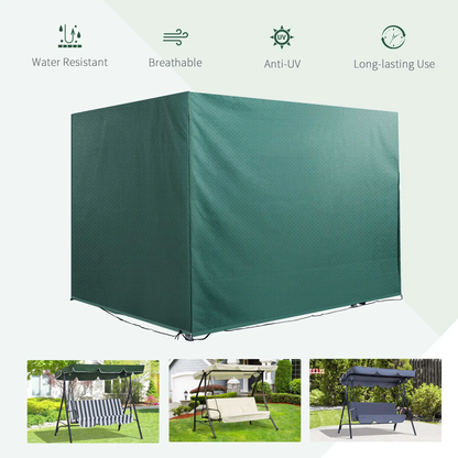 Large Patio Swing Chair Cover Outdoor Garden Furniture Protector Wind UV by Outsunny