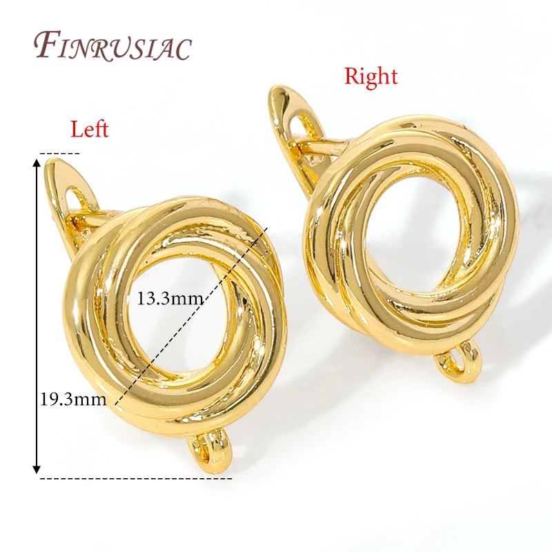 18K Gold Plated,Anti-Allergy Earring Hook Clasps,Supplies For Jewelry,Fasteners Earwires,Earrings Fixtures Accessories by All Mart Bristol Ltd