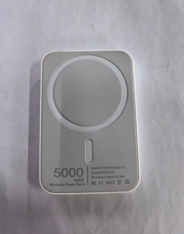 Magnetic Wireless Charger Electric Treasure Wireless Charger Portable Power Source Foot 5000MA by Dropshipman
