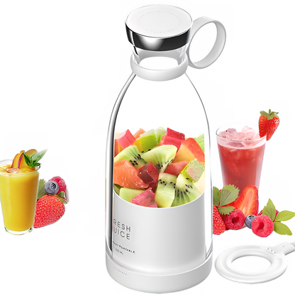Portable USB Rechargeable Mini Blender Bottle for Fresh Juice by All Mart Bristol Ltd