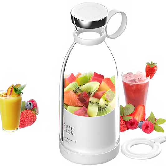 Portable USB Rechargeable Mini Blender Bottle for Fresh Juice by All Mart Bristol Ltd