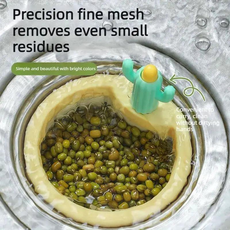 Cactus Sink Strainer, Kitchen Sink, Handwashing Sink, Drain Filter for Leftover Food and Garbage, Drain Basket by All Mart Bristol Ltd