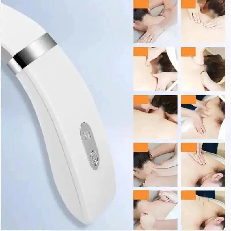 Cervical Massager Protable Mini Neck Shoulder Massager Deep Massage Neck Warm Pressing Neck Pressing Care by All Mart Bristol Ltd