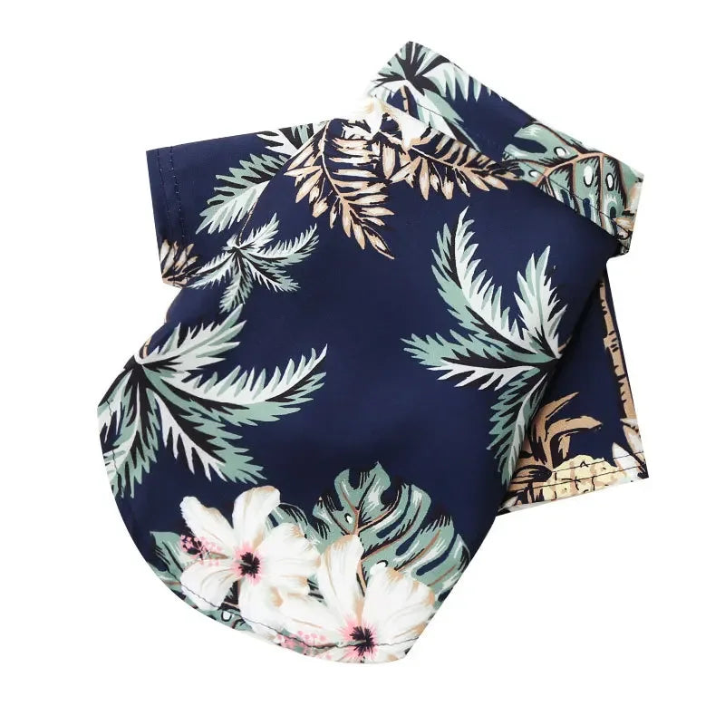 Hawaiian Style Pet Dog Clothe Summer Sandbeach Dog Shirts for Small Medium Dogs Puppy Cat Clothing Ropa Perro Pug French Bulldog