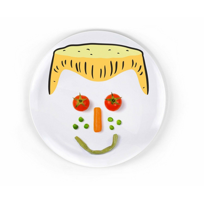 Fred Childrens Dinner Plate `Dinner Do's` Boy Design by Fred & Friends