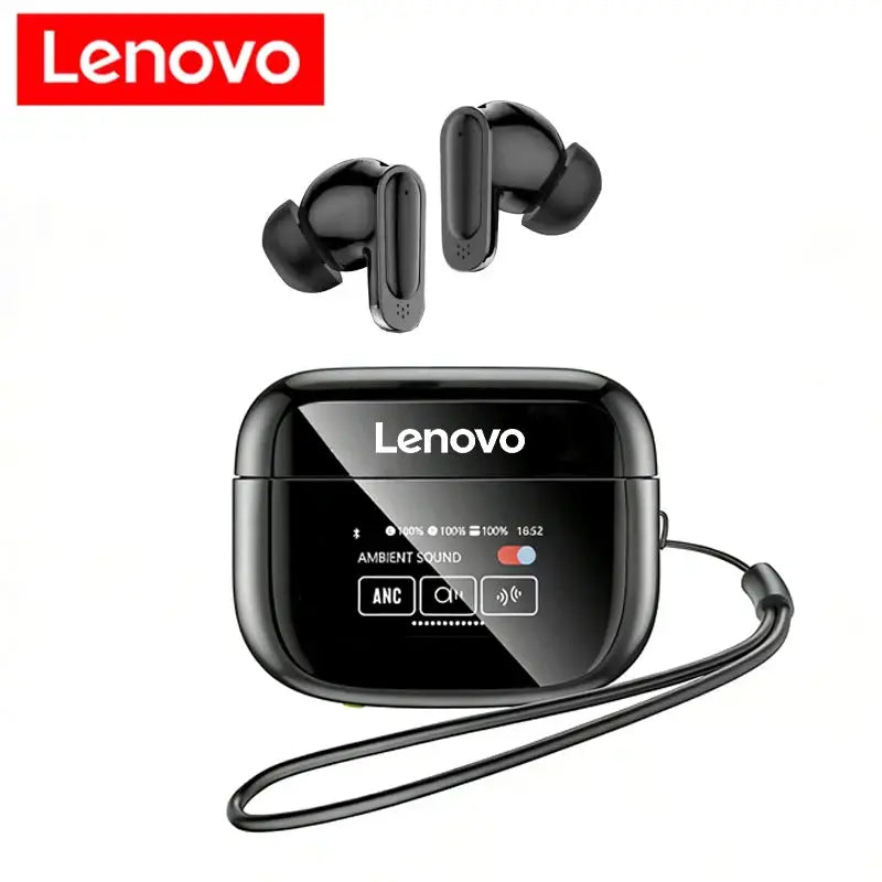 Lenovo V11 TWS Wireless Earphones Touch Screen Digital Display Bluetooth Headset In Ear ANC Noise Reduction Headphone With Mic by All Mart Bristol Ltd