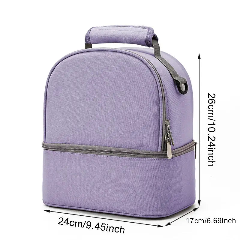Mommy Bag Milk Storage Breast Pump Maternity Cooler Double Layer Insulation Fresh Keeping Baby Food Backpack Feeding Bottle by All Mart Bristol Ltd