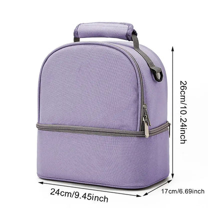 Mommy Bag Milk Storage Breast Pump Maternity Cooler Double Layer Insulation Fresh Keeping Baby Food Backpack Feeding Bottle by All Mart Bristol Ltd