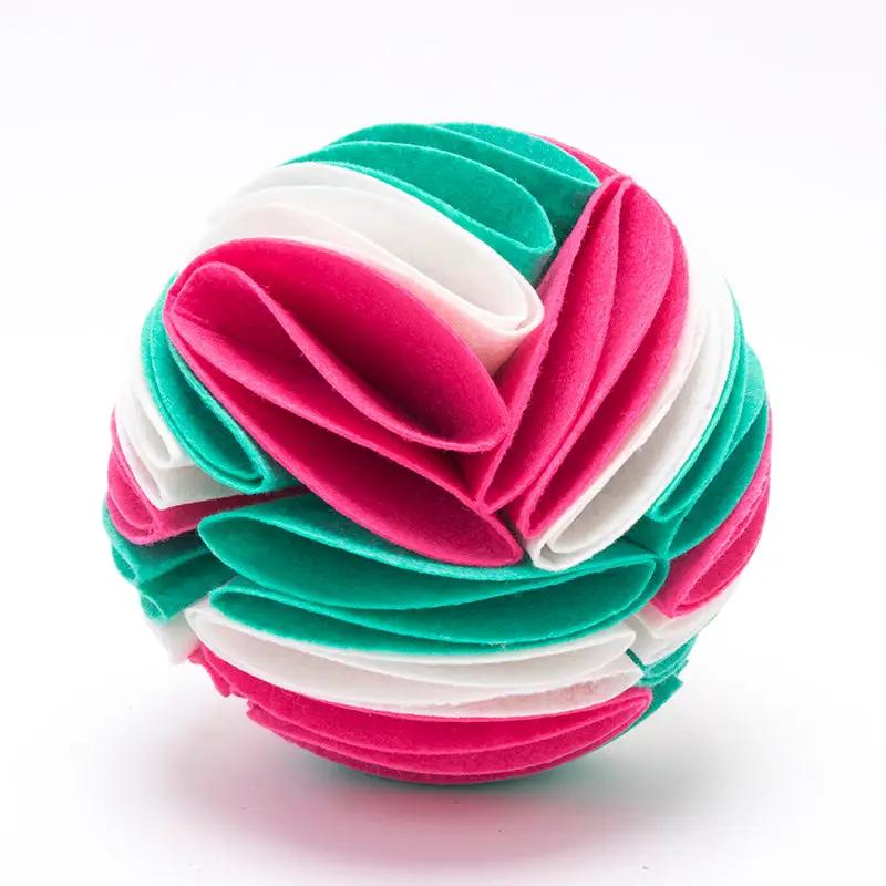 Foldable Dog Snuffle Ball Dog Training Toys Increase IQ Pet Cat Training Games Feeding Intelligence Toy by Dropshipman