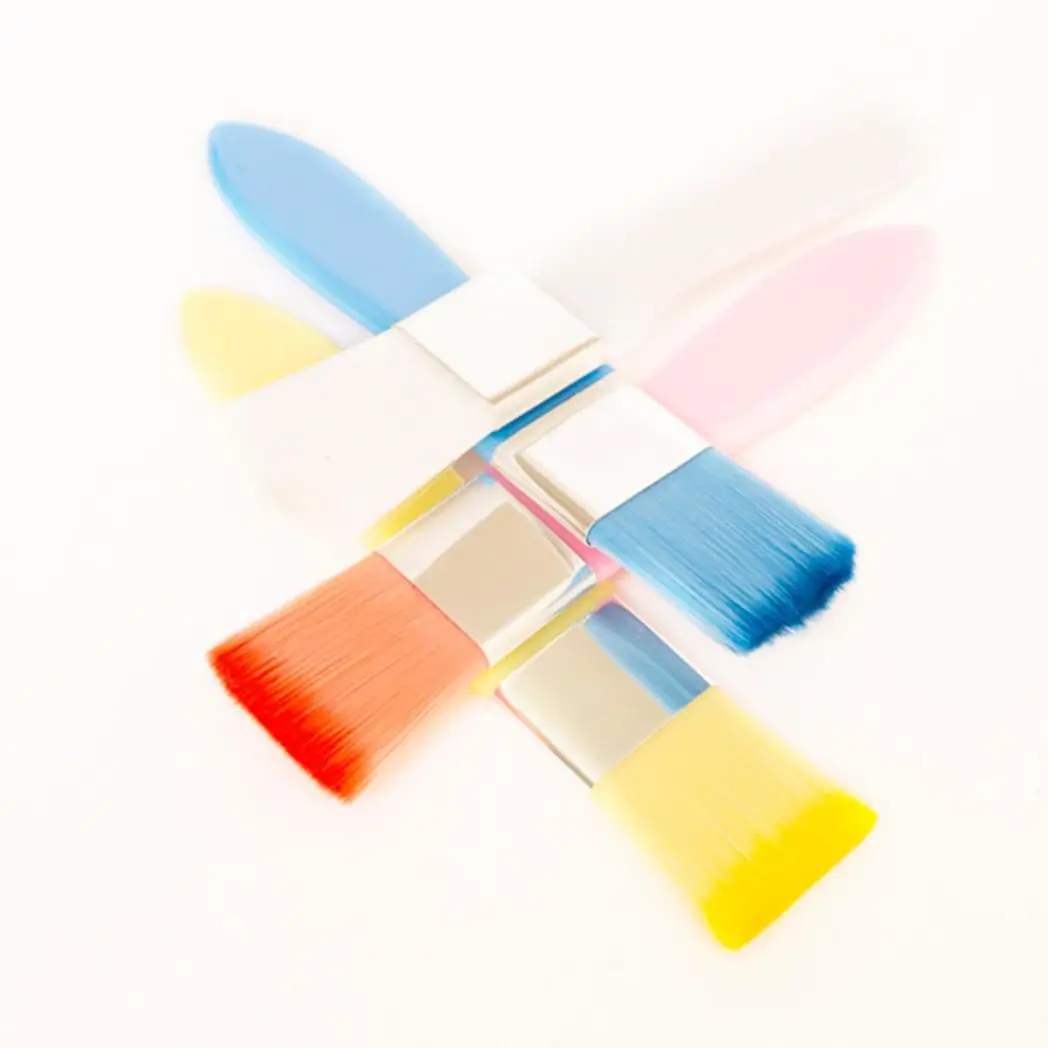 Envie Colourful Makeup Paintbrush Style Foundation Brush MX04, Yellow by Envie