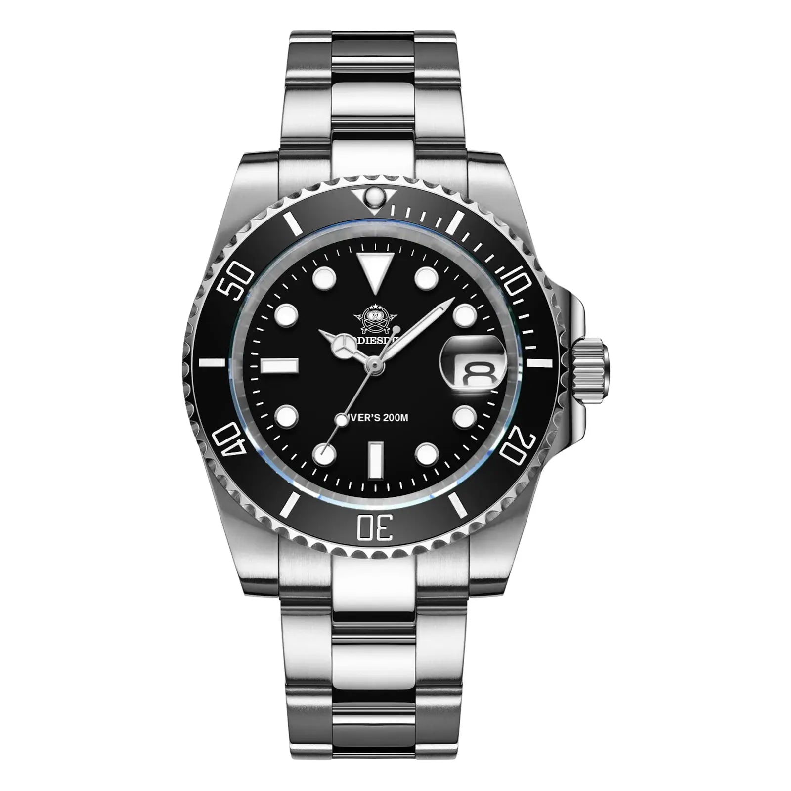 ADDIESDIVE Men's Classic Watch with Ceramic Bezel 200m Water Resistant Casual Quartz Watch BGW9 Blue Luminous Gift Watch MY-H3-2 by All Mart Bristol Ltd