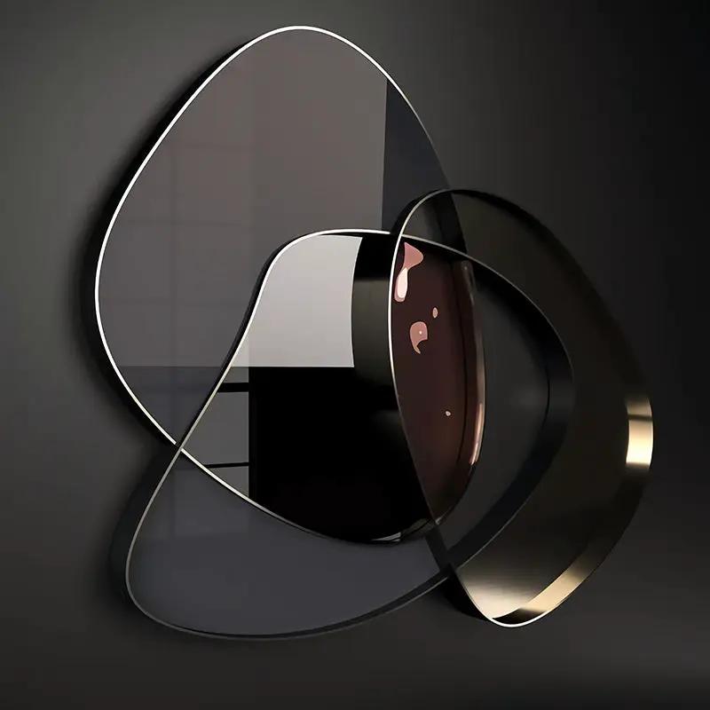 Modern Abstract 3D Metal Wall Art Canvas Painting by Dropshipman