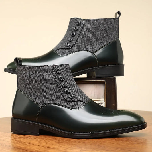 British Style Retro Business Formal Wear Leather Shoes Men's Versatile by Dropshipman