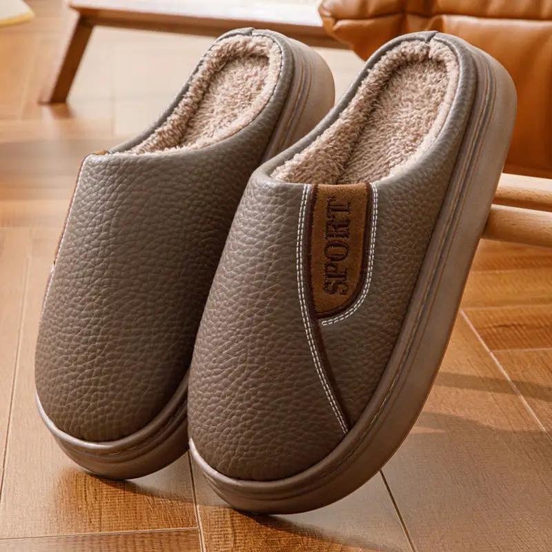 Warm Men's Casual Cotton Slippers by Dropshipman