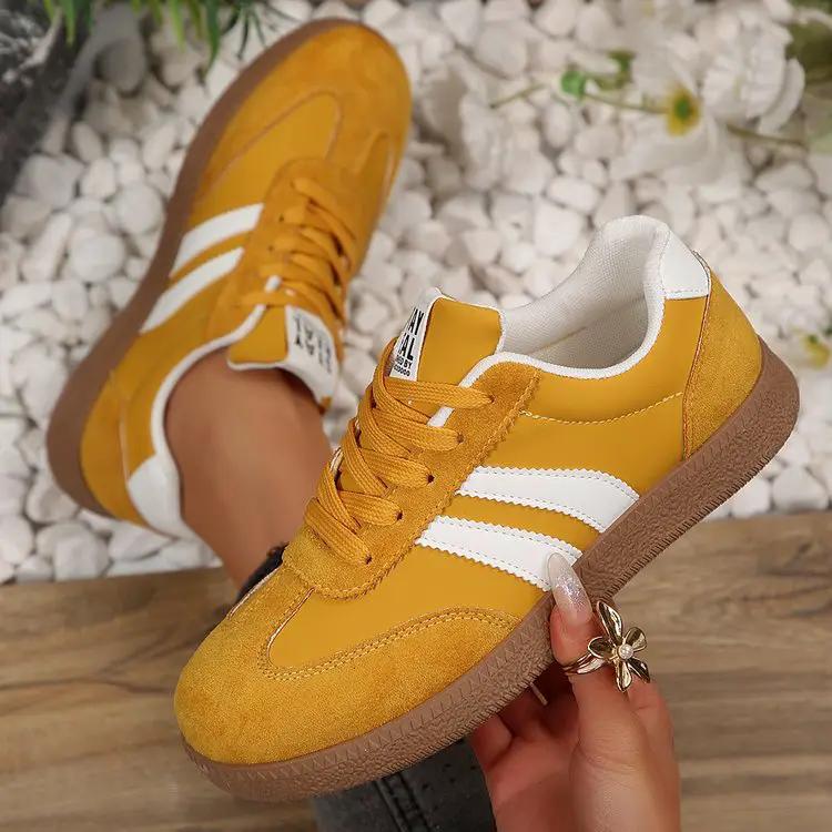 Fashionable Casual White Sneakers For Women by Dropshipman