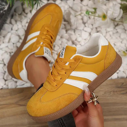 Fashionable Casual White Sneakers For Women by Dropshipman