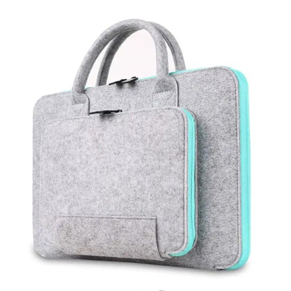 Fashion Felt Laptop Bag Multicolor Handheld by Dropshipman
