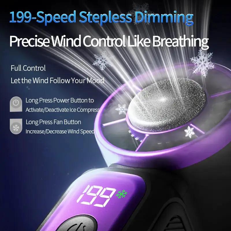 2026 Thumb Fan, Mini, Long Battery Life, Pocket Size, Neck-Worn Design, 3600 Mah Battery, up to 199 Wind Speed Levels, Includes Lanyard. Suitable for Indoor Use, Commuting, Office, Camping, and a Mother’S Day Gift. Suitable for Both Men and Women by All Mart Bristol Ltd