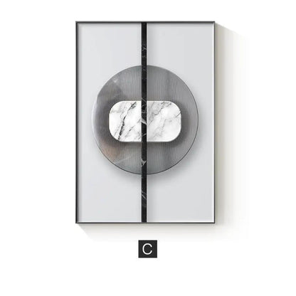 Abstract Geometric Canvas Painting Picture Home Decor Wall Poster by Dropshipman