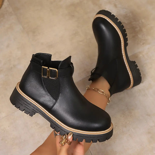 Women's Fashion Martens Boots Women's Winter Thick-Soled by Dropshipman