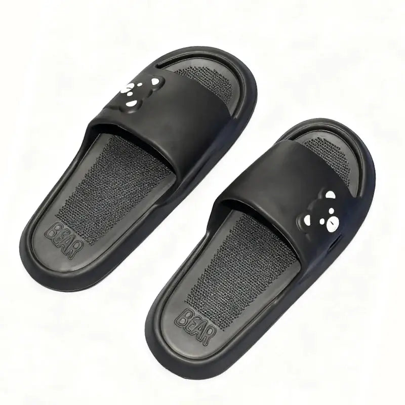 Summer Cartoon Bear Indoor Slippers for Women Lightweight Soft EVA Slides Woman Comfort Home Bathroom Non Slip Slippers by All Mart Bristol Ltd