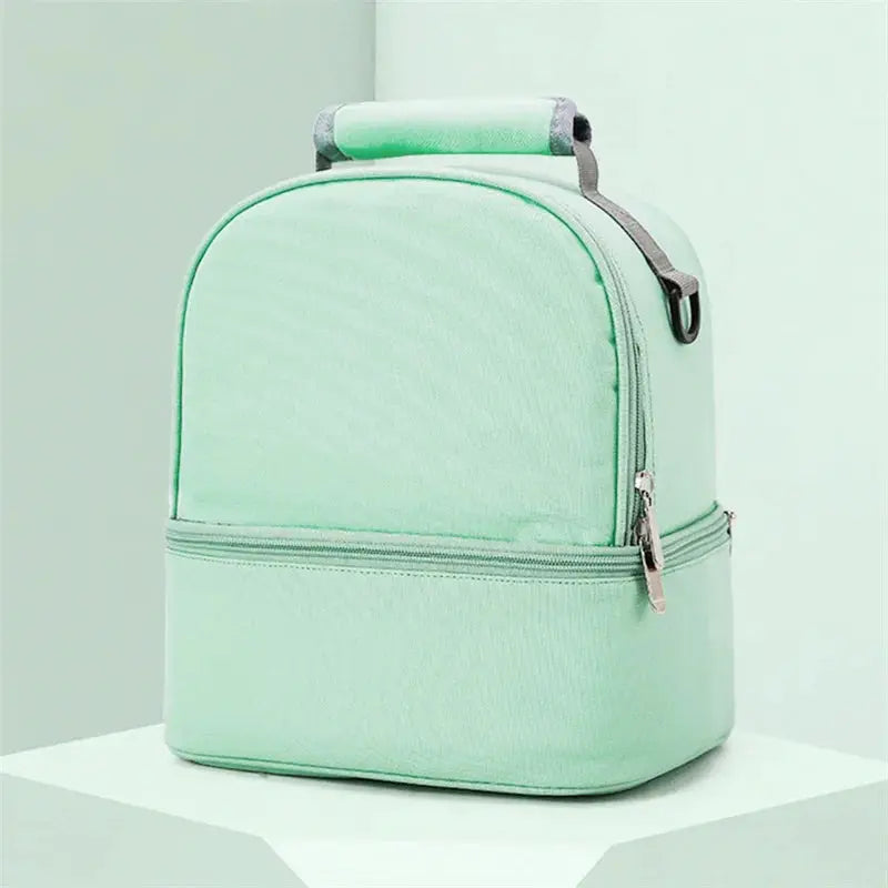 Mommy Bag Milk Storage Breast Pump Maternity Cooler Double Layer Insulation Fresh Keeping Baby Food Backpack Feeding Bottle by All Mart Bristol Ltd