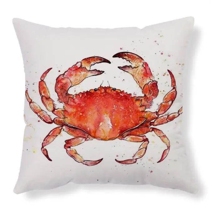 Cushion Covers Sea Turtle Printed Throw Pillow Cases For Home Decor Sofa Chair Seat by Dropshipman