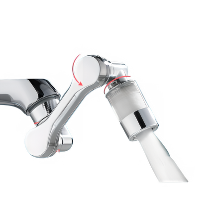 1080° Rotating Water Purification Filter Plastic Faucet Mechanical Arm Spray Head Kitchen Washbasin Extension Tap Aerator Univer by All Mart Bristol Ltd
