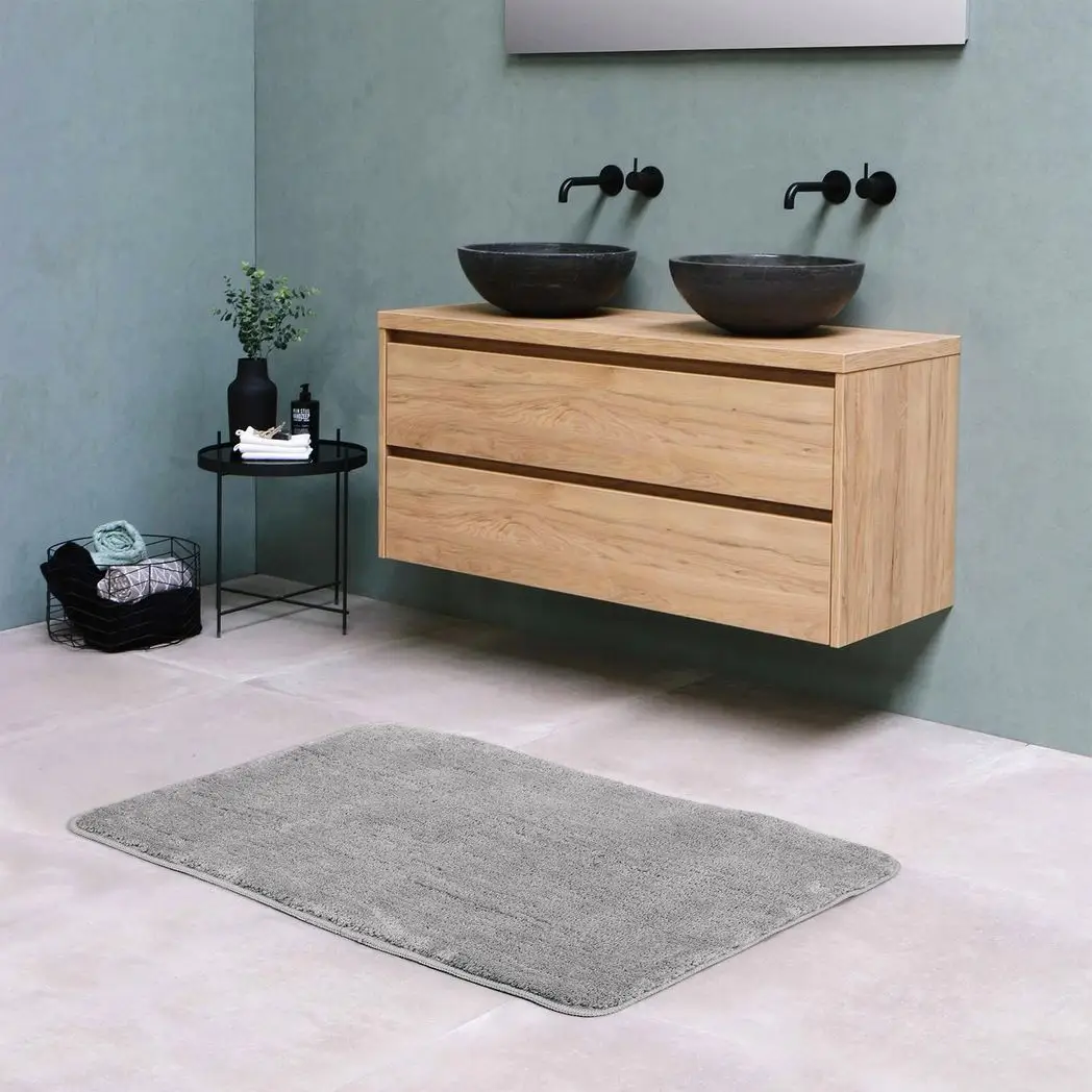 VINSANI BATH MAT 60X90cm L.GREY 1010165 by Vinsani